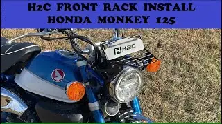 H2C Front Rack Install - Honda Monkey 125