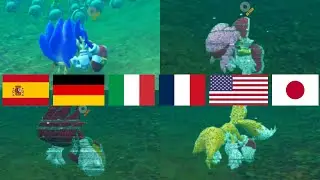 Sonic Frontiers: The Final Horizon - Characters Drowning (All Languages)