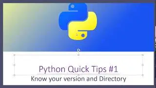 Python Tips #1 Learn library version
