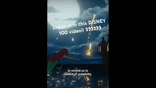 LOGAN MADE IT TO @Disney 100 video. WHAT??? So cool!! #disneyplus #disneyparks #disneyland