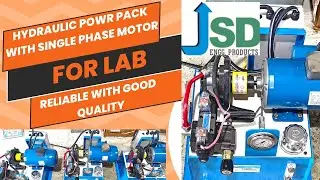 Hydraulic Power Pack with Single Phase Motor #hydraulic #power #pack #motor #engineering #india #jsd