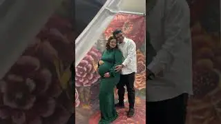 Maternity photoshoot - Lovely couple | Color Green| Memories By Barkha