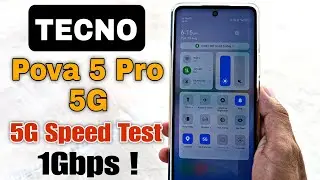 Tecno POVA 5 Pro 5G - 5G Speed Test with Jio True 5G+