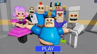 POLICE NEEDS HELP!? MINECRAFT BOSSES ATTACK! in BARRY'S PRISON RUN! New Scary Obby (