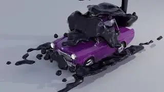 car hitting man