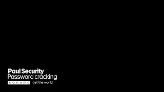 Password cracking / Paul Security / SaKE11