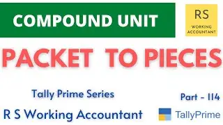 How To Create Compound Unit In Tally Prime | Importance of Compound Unit in Tally prime