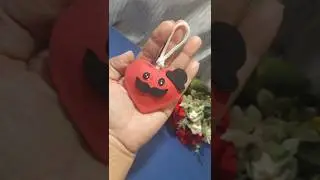 CHAVEIRO CORAÇÃO 3D em eva #diy