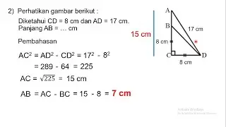 Latihan Soal dan Pembahasan Teorema Pythagoras
