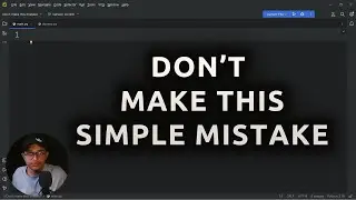 Never DO THIS big MISTAKE python