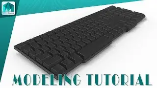 MAYA Modeling Tutorial l Logitech Keyboard Modeling in MAYA