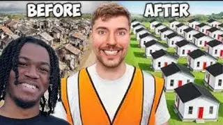 AmirSphere Reacts to Mr.Beast I Built 100 Houses and Gave Them Away #happy #mrbeast #positivevibes