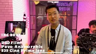 Dzofilm Pavo Anamorphic S35 Cine Prime lens - IBC 2023 - First Look