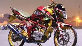 MODIFIKASI CB150R( JARI-JARI) VERSI (DJ - GAUN MERAH)