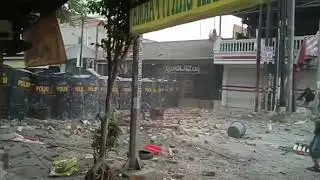 Unjuk Rasa Tolak UU Cipta Kerja Di Warung Bongkok Ricuh