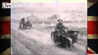 WWI Footage | British Motor Machine Gun Service