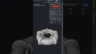 Use many deformations simultaneously in your work in Blender Link Curve #shorts #3dmodeling
