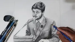 How To Draw Rafi Ullah Chowdhury Staedtler 6B Pencil Step By Step Drawing Tutorial