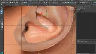 Ear modeling in Maya 2018 part 03