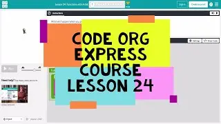 Code.org Lesson 23 - Code Org Express Course Lesson 23 Functions with Artist - Course E Lesson 14