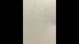Architectural Drawing Pen & Ink Timelapse