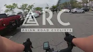Biking Santa Ana River Trail during OC Marathon