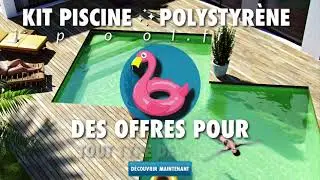 DISTRIPOOL   KIT PISCINE POLYSTYRÈNE  / BETON