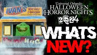 HUGE SCAREZONE UPDATES For Halloween Horror Nights 2024! (NEW Props & Food Booths Arrive!)