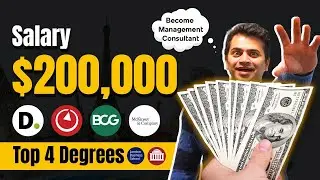 Top 4 Degrees to get into Management Consulting | BCG, Mckinsey, Bain | Salaries