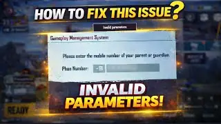 HOW TO FIX INVALID PARAMETERS ERROR | GAMEPLAY MANAGEMENT SYSTEM 