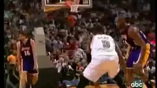 Kobe Bryant 33 points 10-15 FG vs D-Wade & Heat 2007-08