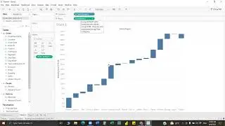 Multiple Measure Waterfall Chart in Tableau