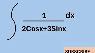 Evaluate the integration 1/2Cox+3Sinx