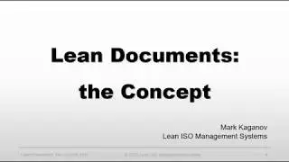 How to Create Lean Procedures | ISO Procedures Simplified | Lean ISO Management | ISO 9001