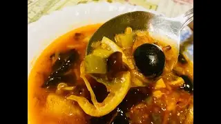 ❗Солянка грибная👍❗ Солянка из зимних грибов😋 - муэра, фламмулины и других 🍄❗
