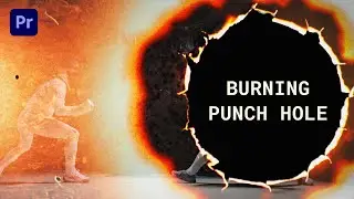 Burning Punch Hole Transitions | Emulation