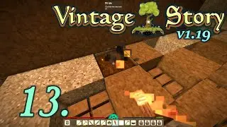 Firing Up Some Fire Clay Bricks - Let's Play Vintage Story 1.19 Part 13