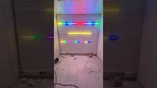 More lights for the YouTube studio 🤩🥳 #hardtechno #ledlights