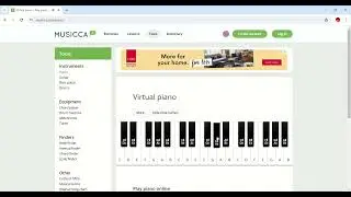 Virtual piano – Play piano online   Musicca