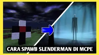 Cara spawn Slenderman di mcpe