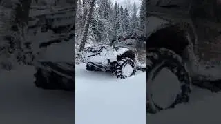 "абраб" по последнему снегу...