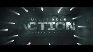 Bullet Hole Title: (MOGRT) Premiere Pro template