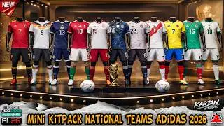 Mini Kitpack National Teams Adidas 2026 + installation - PES 2021 & Football Life 2026