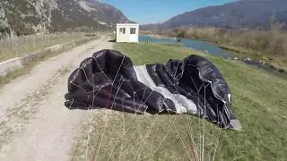Pilastro backwards landing