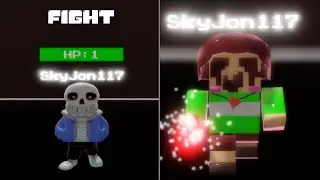 FIGHT - UT3DBB Sans and Chara