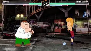 [Mugen GAME] Beavis & Butthead VS Homer Simpson & Peter Griffin