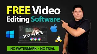 ⚡️ 5 Free Video Editing Software Without Watermark | Win, Mac & Linux