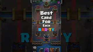 Best card for each rarity