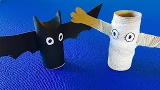 DIY: Halloween: Interesting crafts from paper for Halloween. Decor of the room for Halloween.