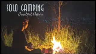 Solo Camping membuat api unggun